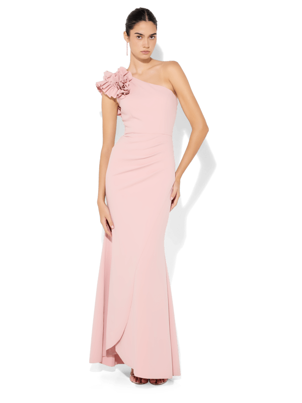 Amelia Pink Gown Montique Clothing