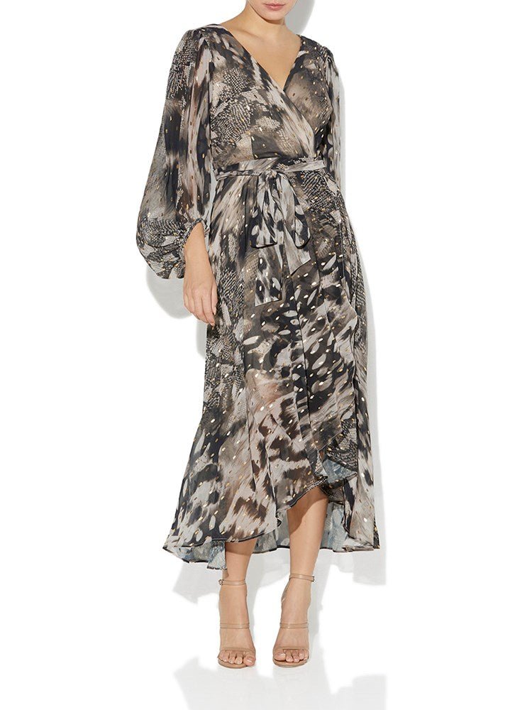 Witchery snake outlet print dress