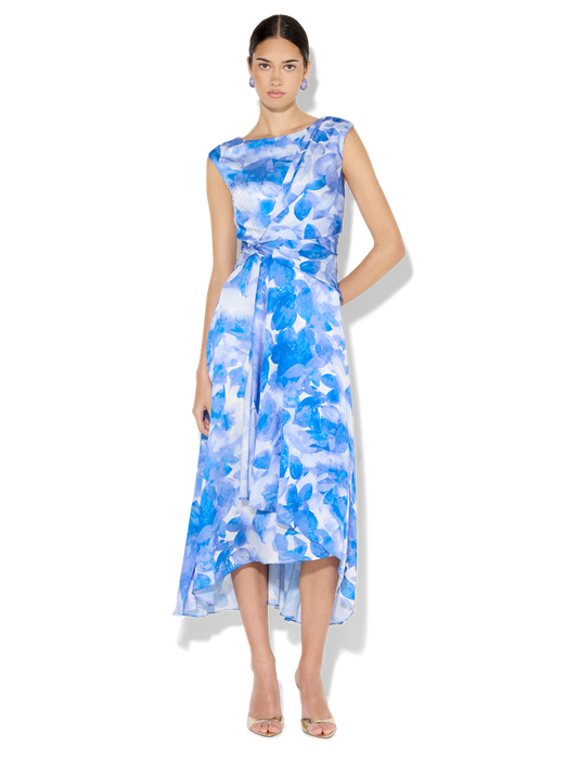 Alaya Sapphire Floral Print Dress