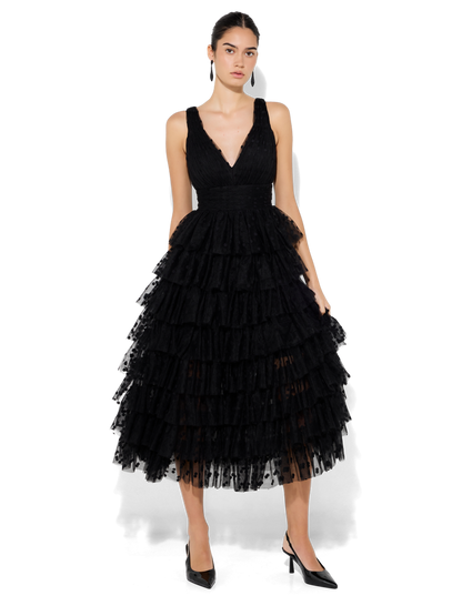 Bambini Black Cocktail Dress