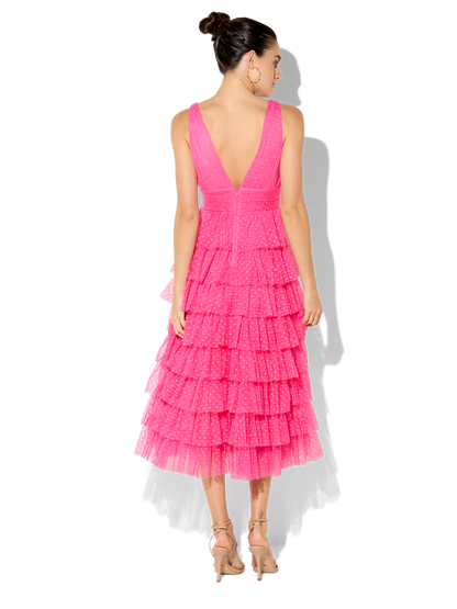 Bambini Hot Pink Cocktail Dress