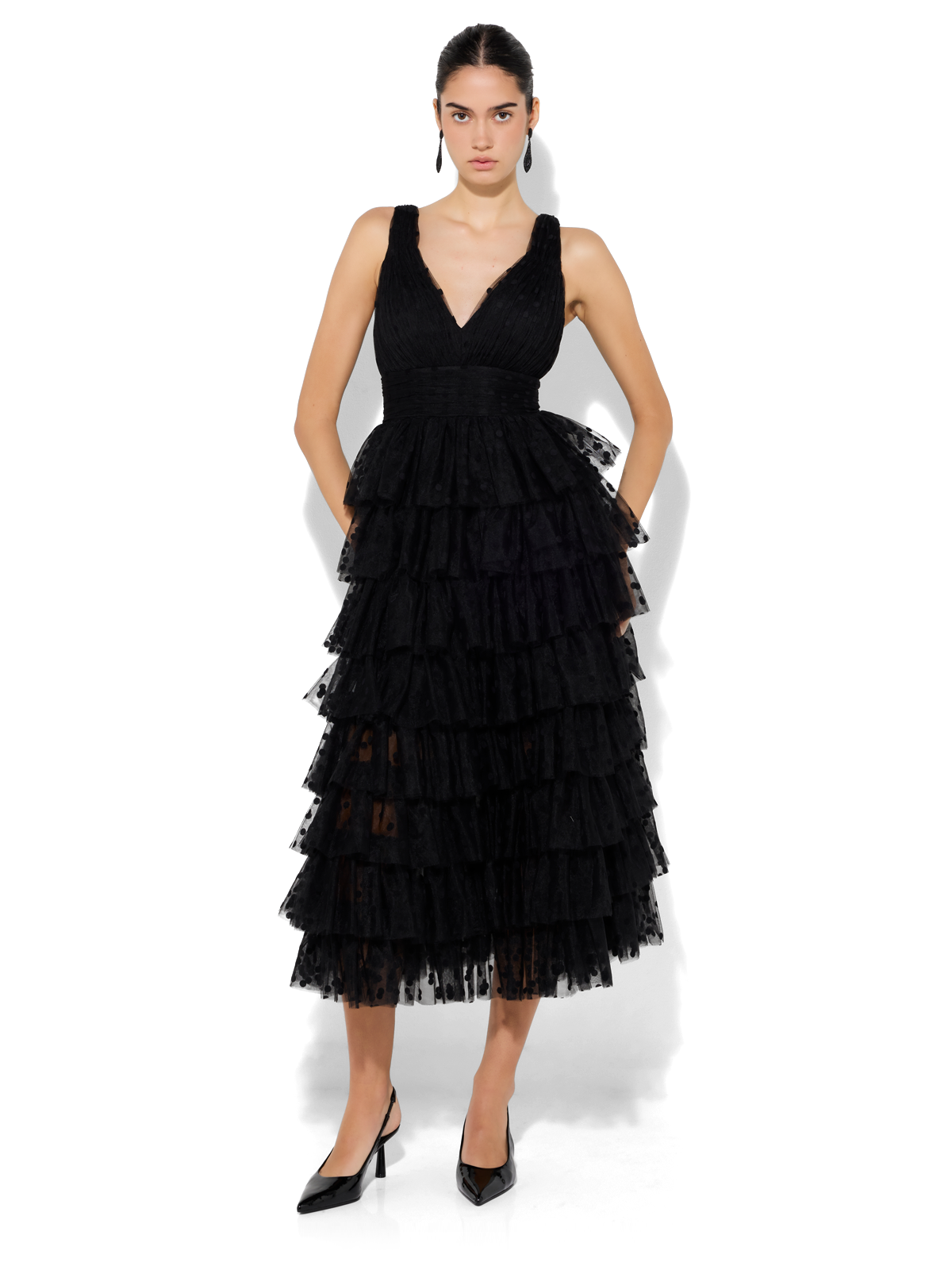 Bambini Black Cocktail Dress