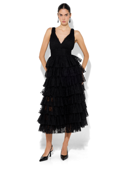 Bambini Black Cocktail Dress