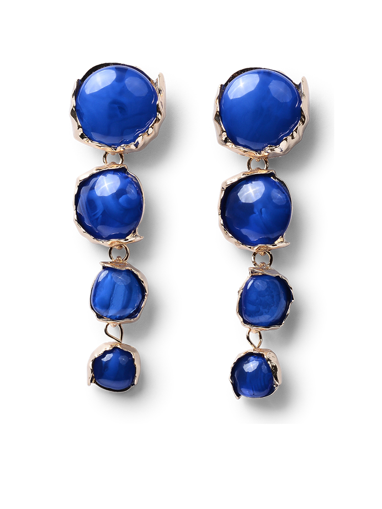 Inga Blue Drop Earrings