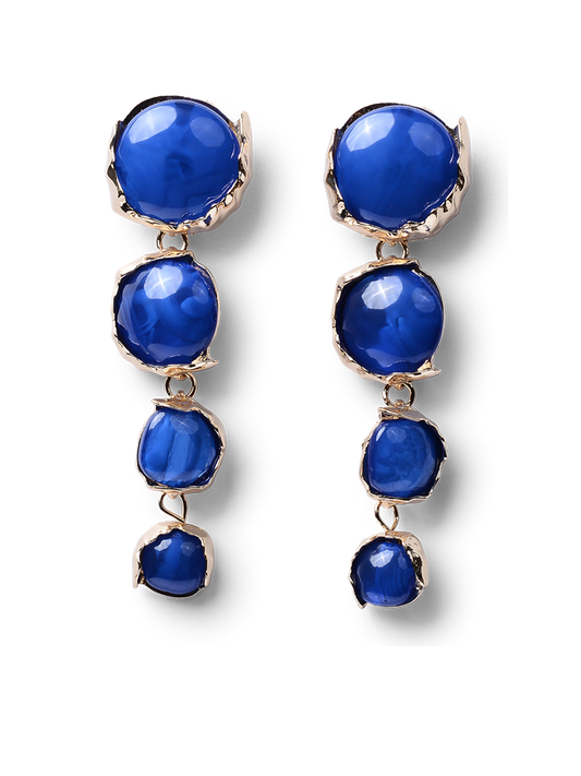 Inga Blue Drop Earrings