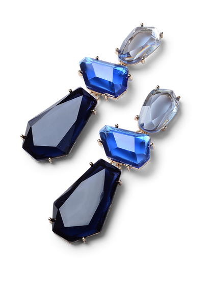 Gwen Blue Drop Earrings