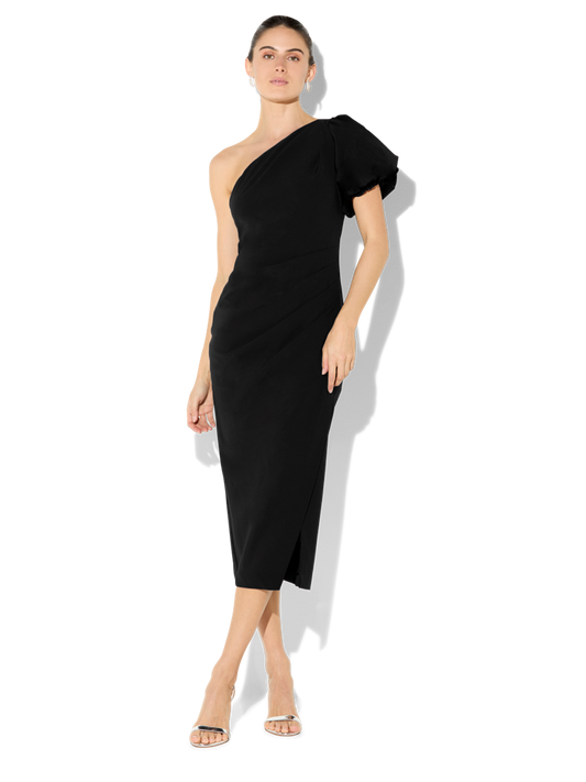 Carter Black One Shoulder Dress