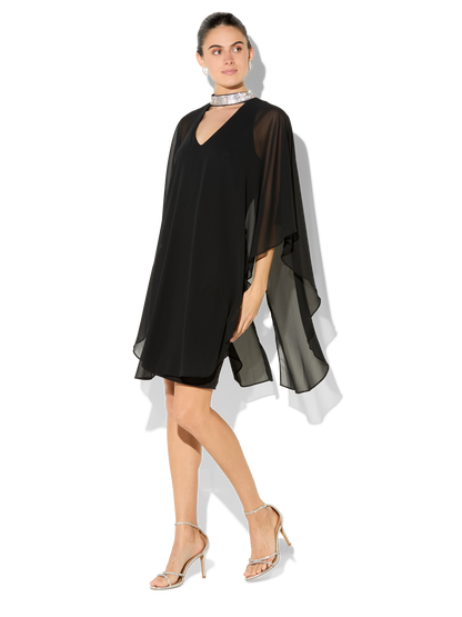 Elke Black Cocktail Dress