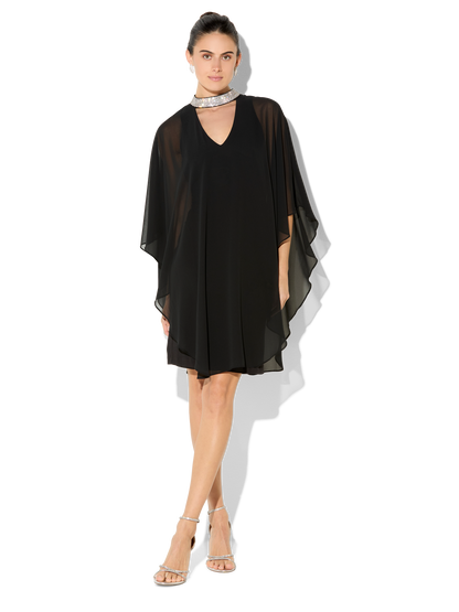 Elke Black Cocktail Dress