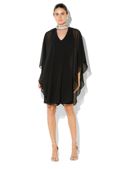 Elke Black Cocktail Dress