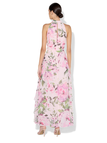 Frannie Petal Pink Printed Maxi