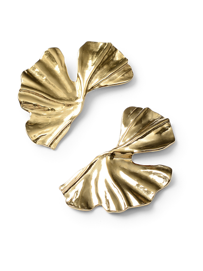 Magnolia Gold Floral Earrings