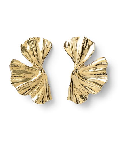 Magnolia Gold Floral Earrings