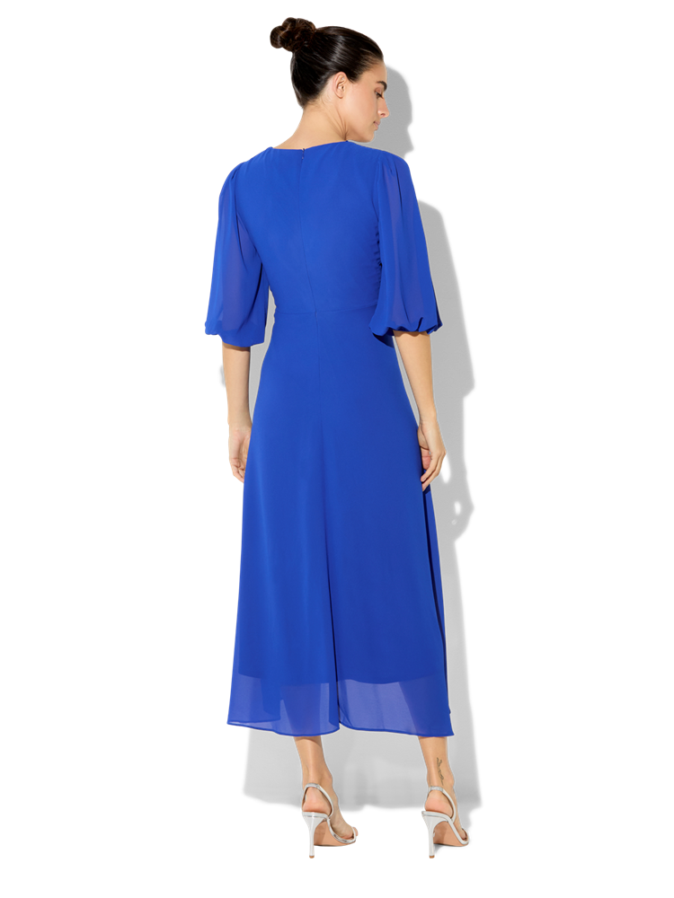 Jones Sapphire Chiffon Dress