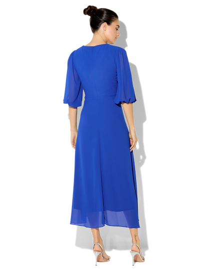 Jones Sapphire Chiffon Dress