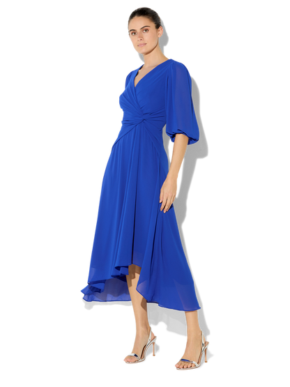 Jones Sapphire Chiffon Dress