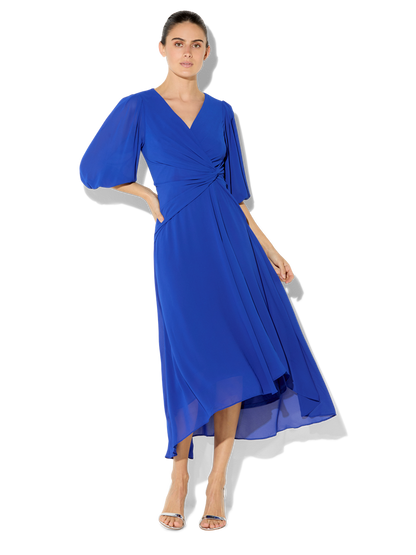 Jones Sapphire Chiffon Dress