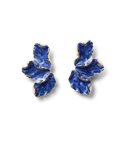 Kiki Blue Floral Earrings