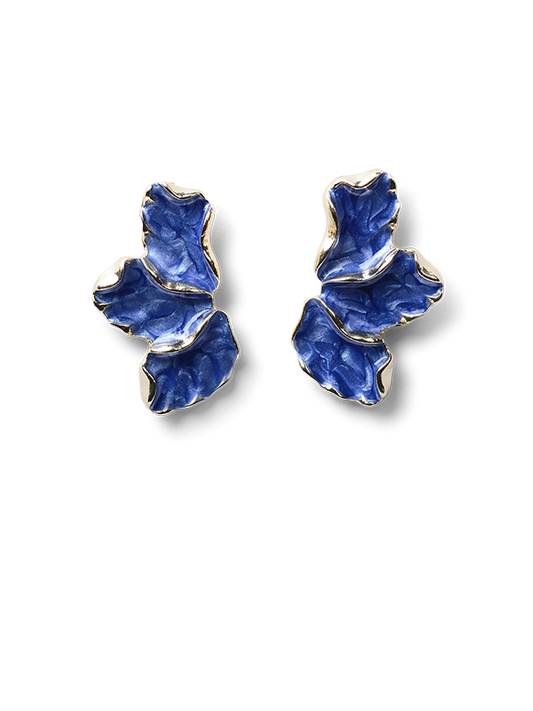 Kiki Blue Floral Earrings