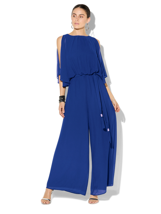 Lucien Sapphire Chiffon Jumpsuit