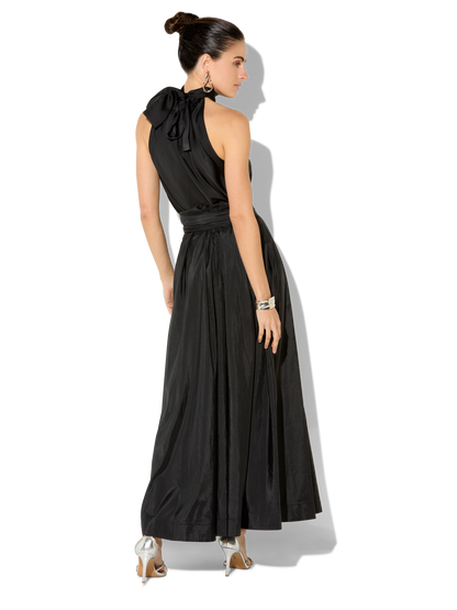 Lux Black Taffeta Skirt