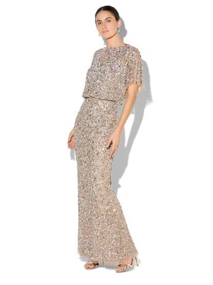 Mimi Hand Beaded Gown