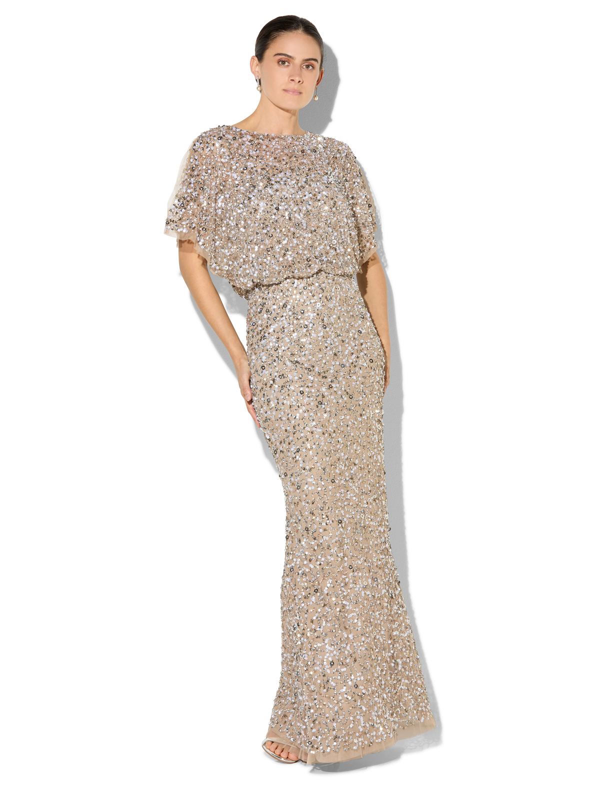 Mimi Hand Beaded Gown