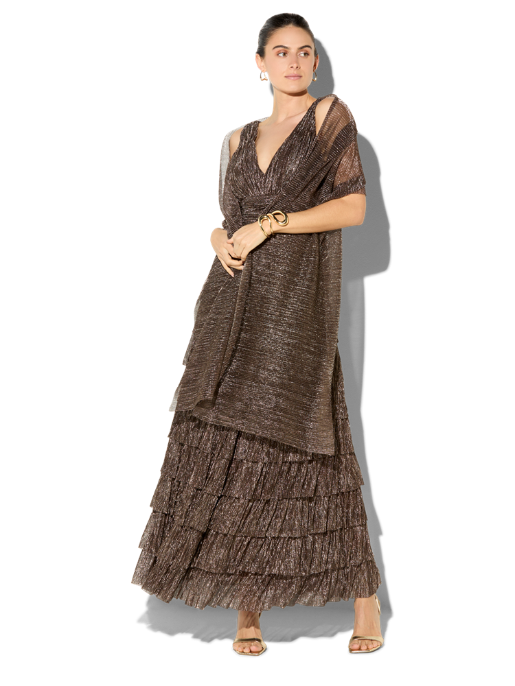 Rhoni Mocha Metallic Wrap