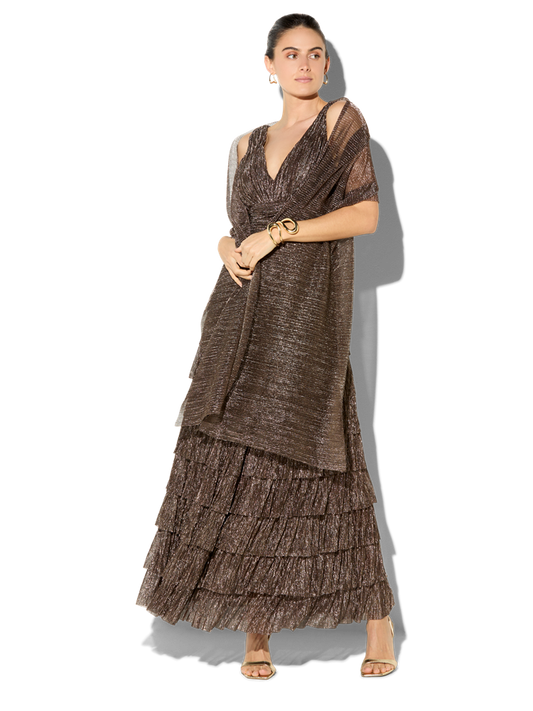 Rhoni Mocha Metallic Wrap