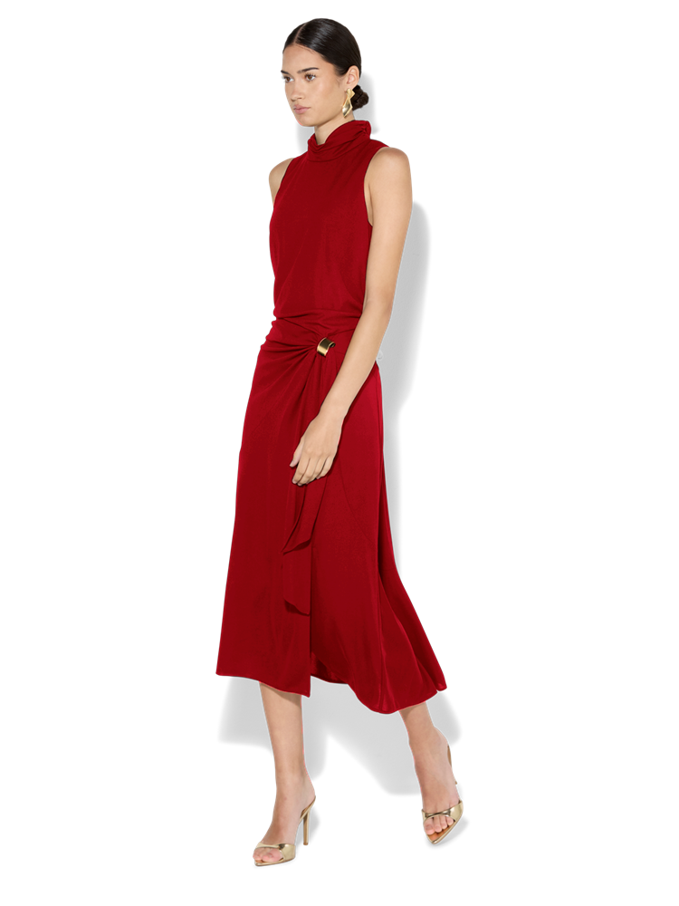 Madison Red Knit Dress