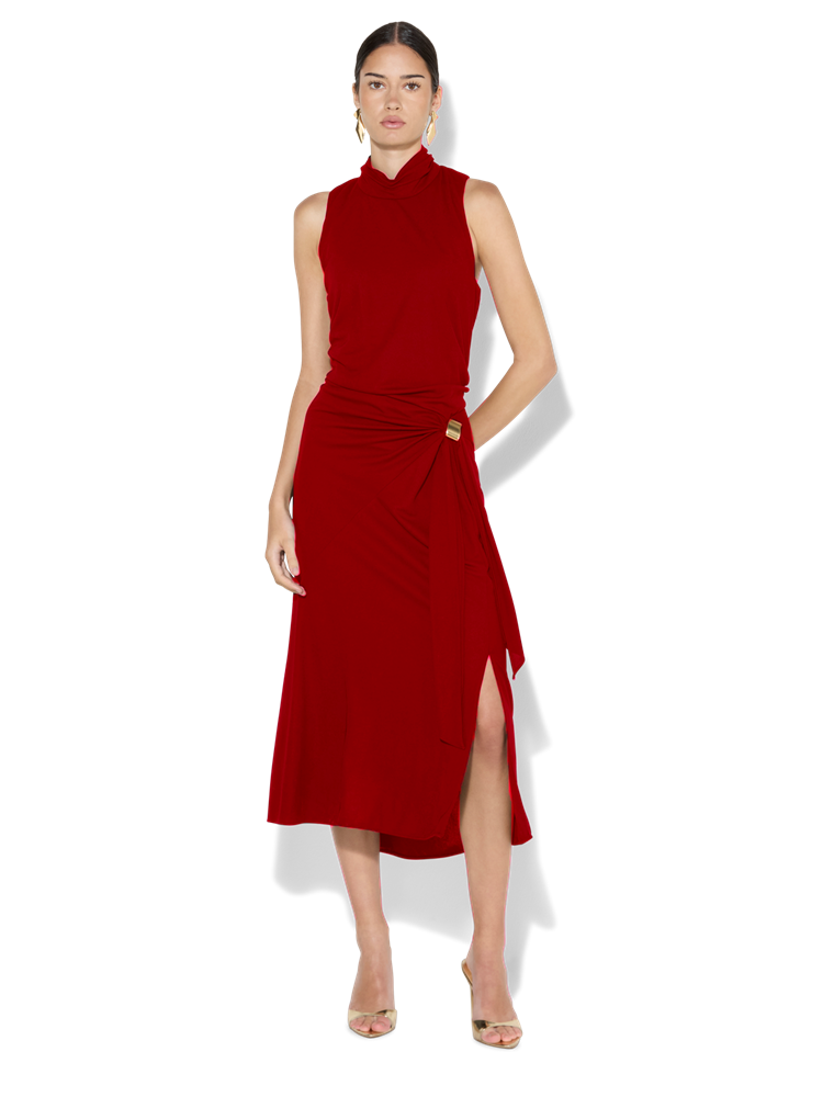 Madison Red Knit Dress