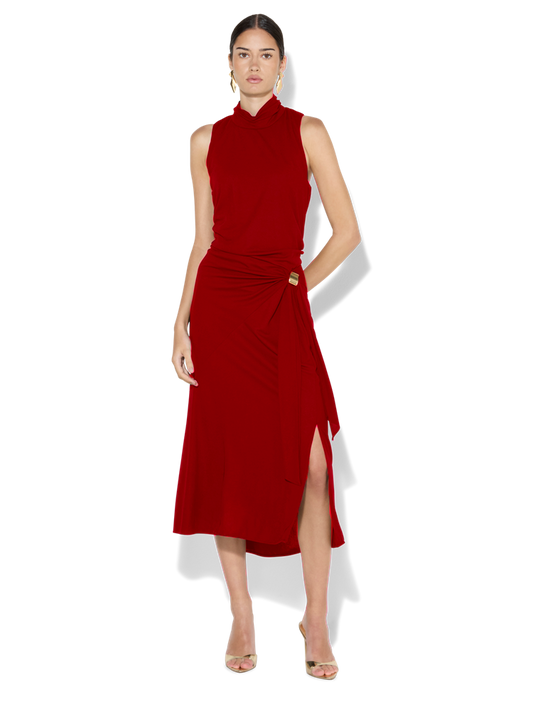 Madison Red Knit Dress