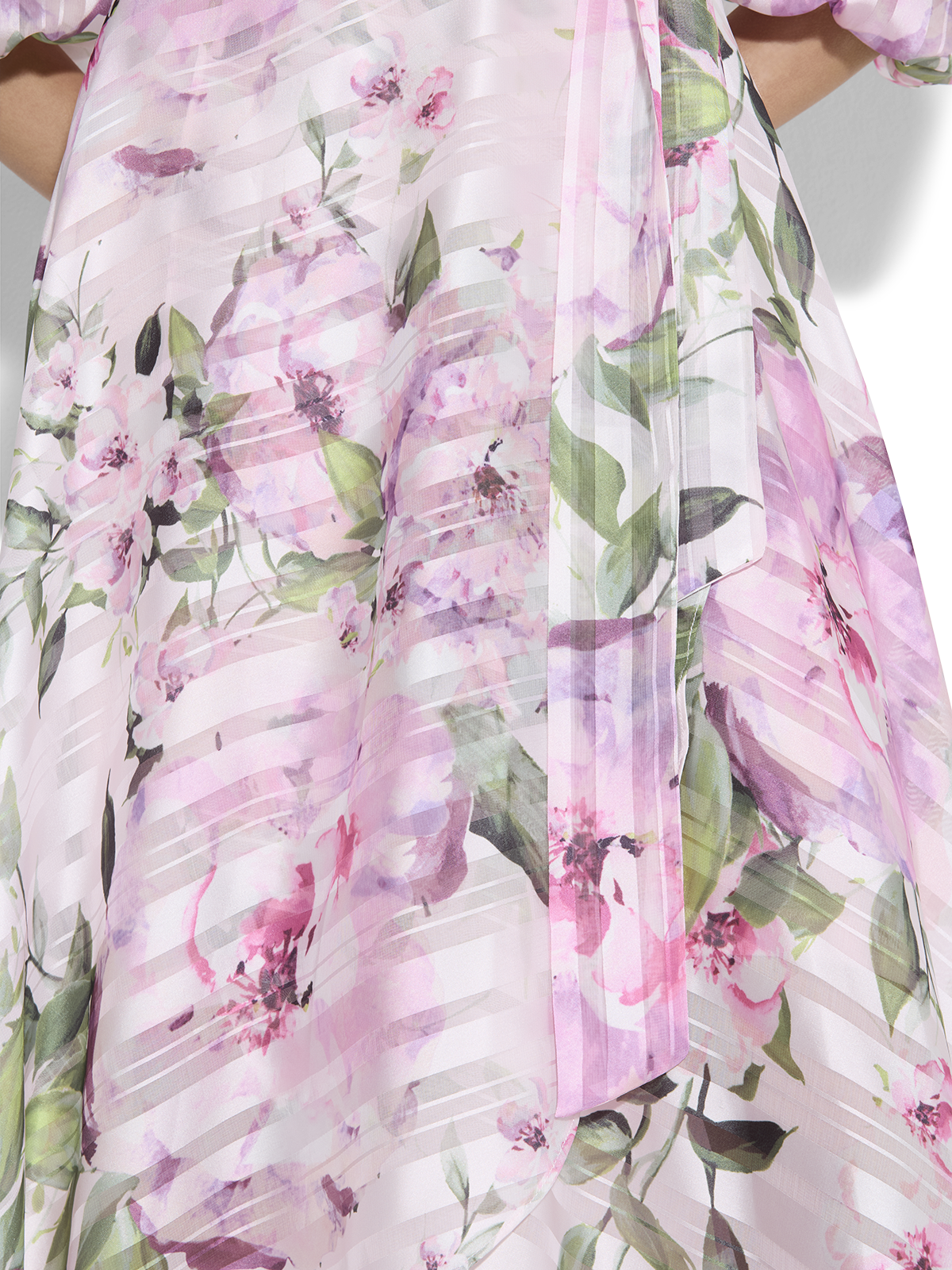 Salina Petal Pink Floral Print Wrap Dress