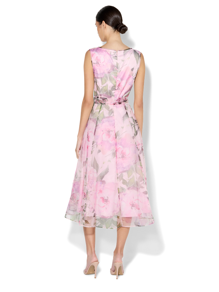 Sofia Pink Petal Organza Dress