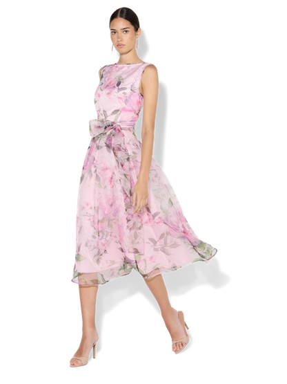 Sofia Pink Petal Organza Dress