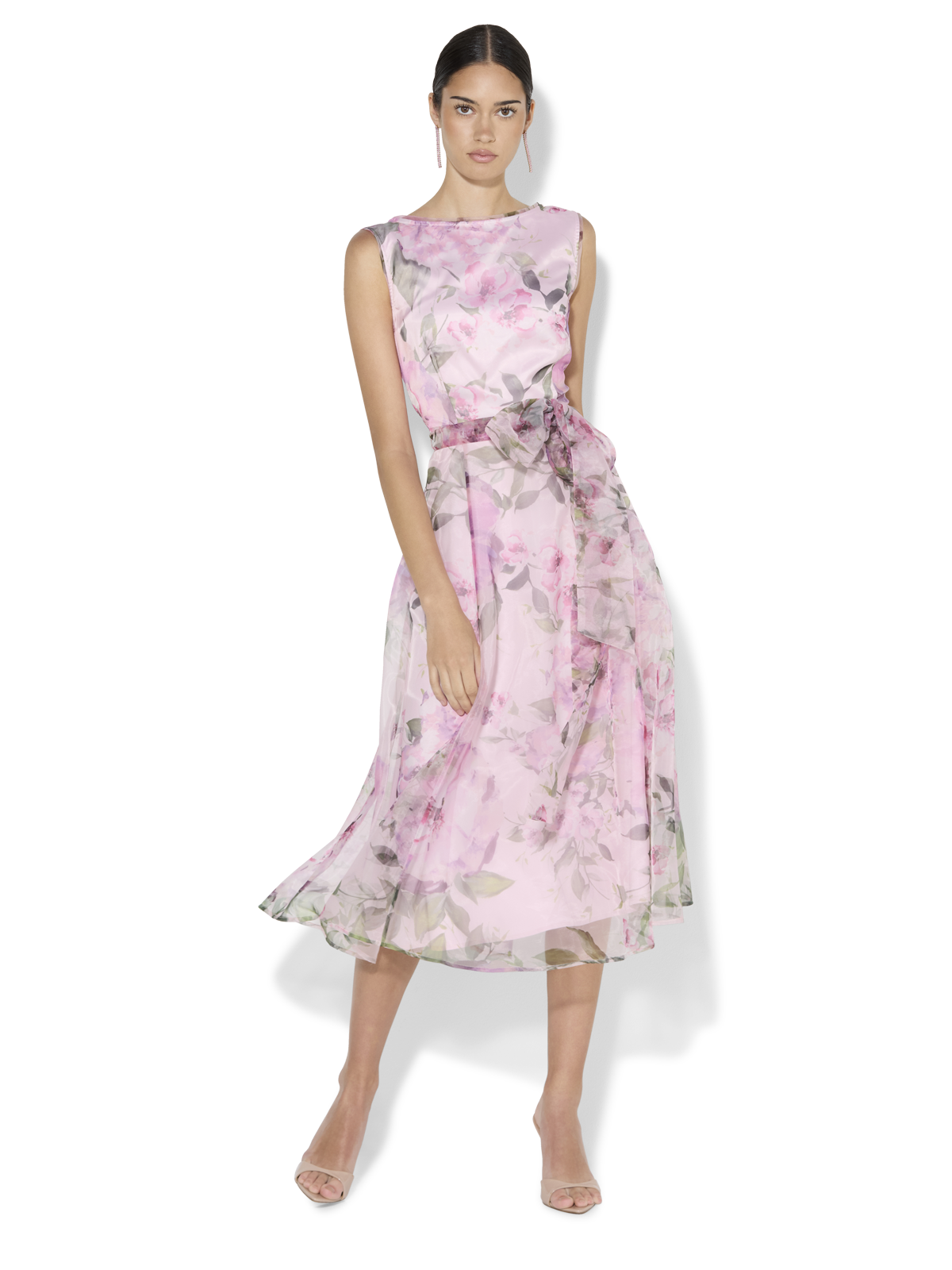 Sofia Pink Petal Organza Dress