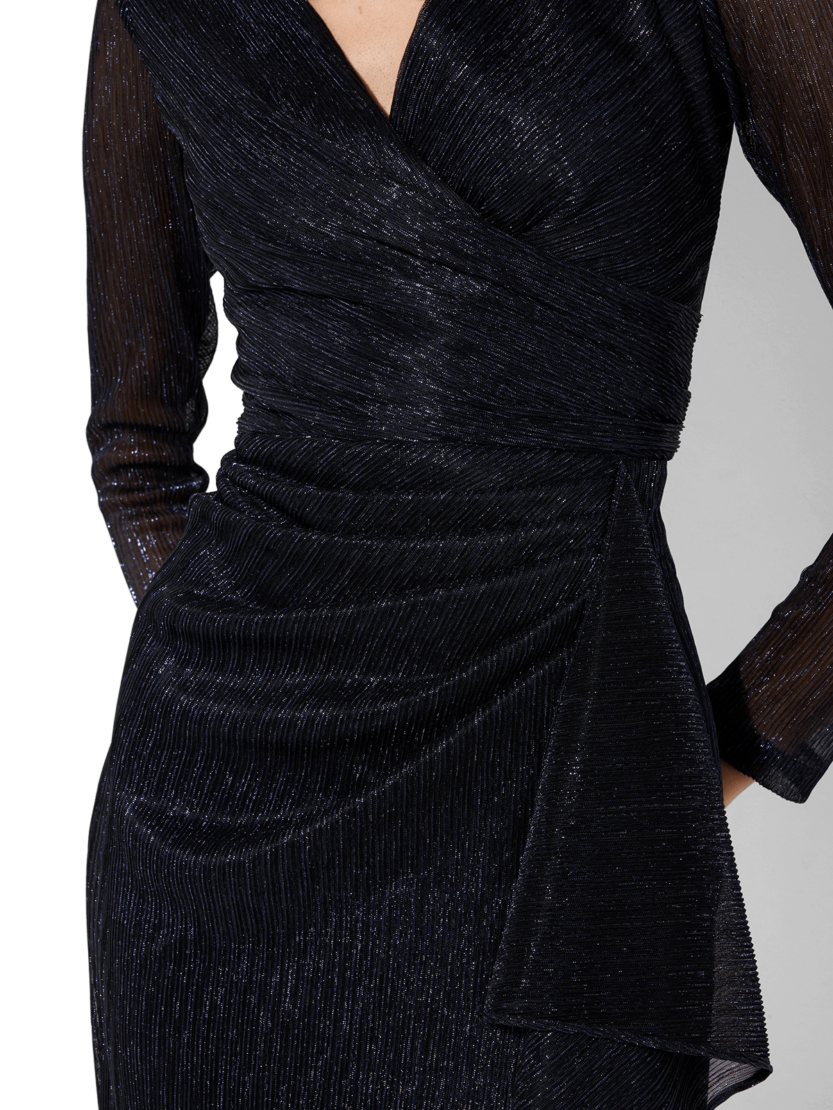 Adele Navy Metallic Gown by Montique