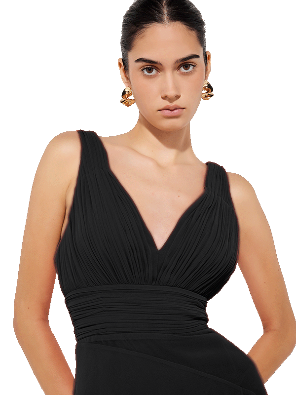 Bellissima Black Cocktail Dress by Montique