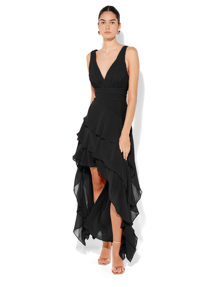 Bellissima Black Cocktail Dress by Montique