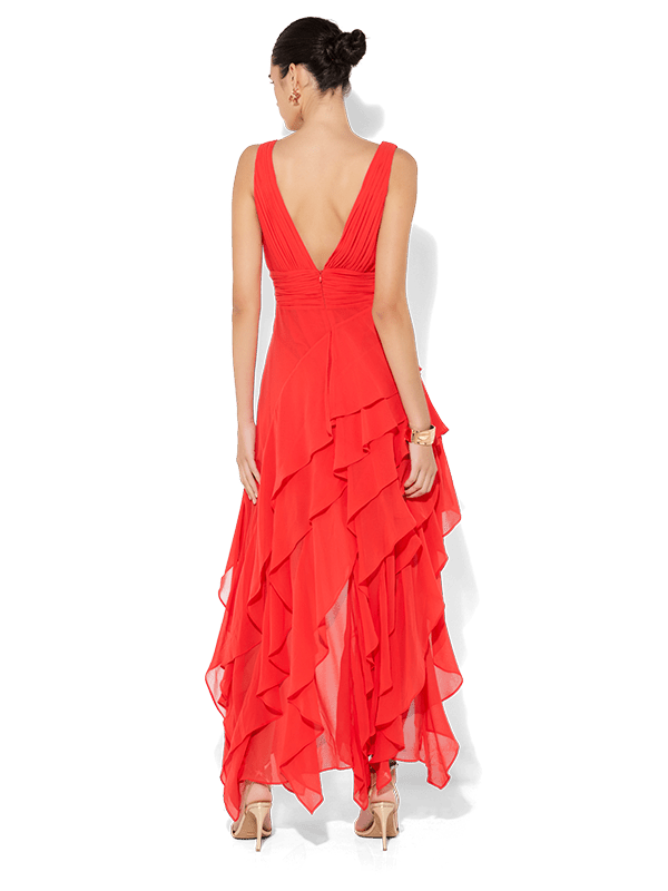 Bellissima Red Cocktail Dress by Montique