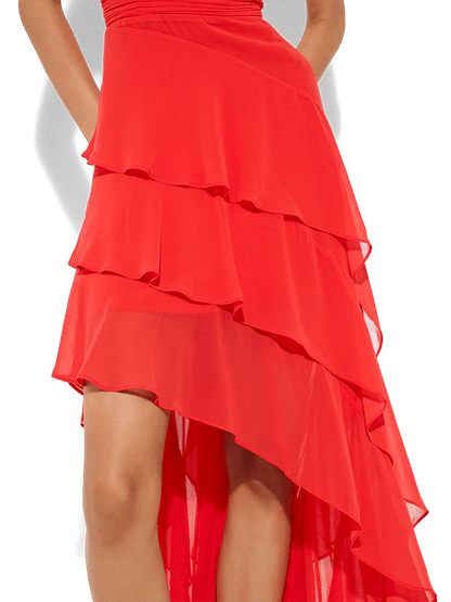 Bellissima Red Cocktail Dress by Montique