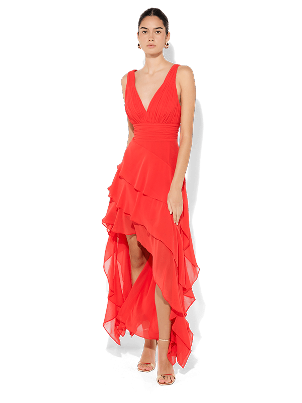 Bellissima Red Cocktail Dress by Montique