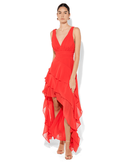 Bellissima Red Cocktail Dress by Montique