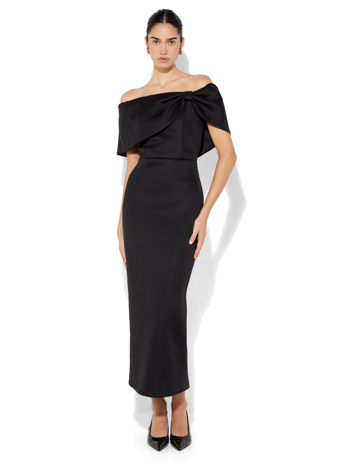 Finlay Black Cocktail Dress by Montique