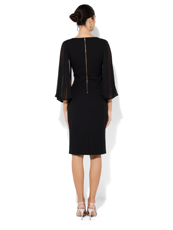 Rayne Black Shift Dress by Montique