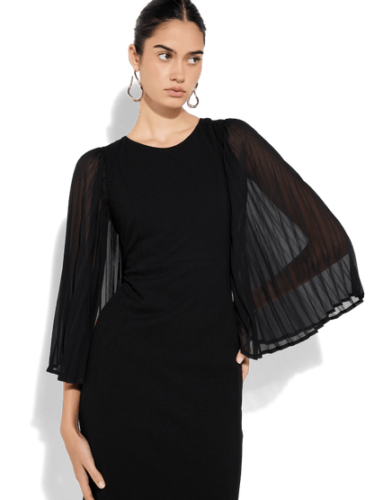 Rayne Black Shift Dress by Montique