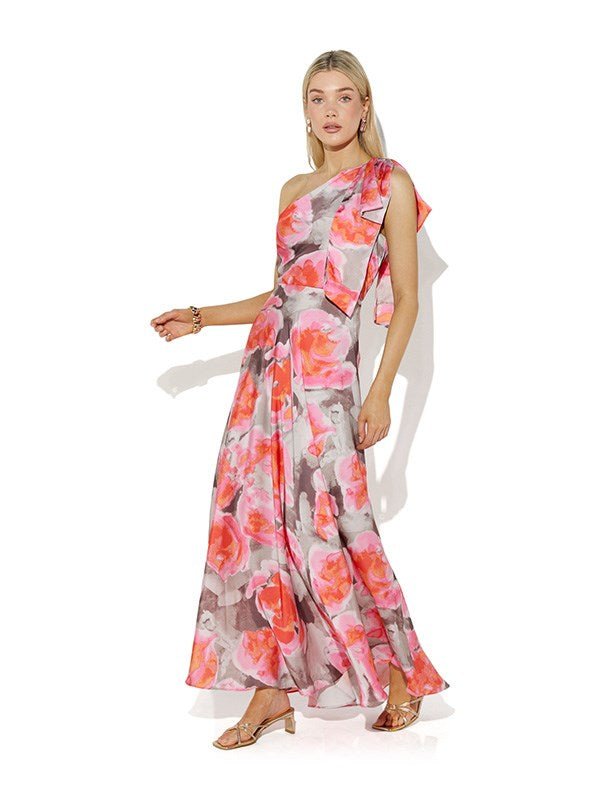 Montique rosie 2025 print chiffon dress